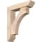 Ekena Millwork Westlake Slat Smooth Bracket w/ Offset Brace, Douglas Fir, 5 1/2"W x 22"D x 26"H BKT0604X22X26WTL06SDF - alternate 1